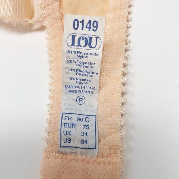 LOU of France Lace Plunge Demi Bra - Picture 3 of 3